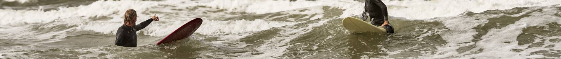 Surfer in der Nordsee