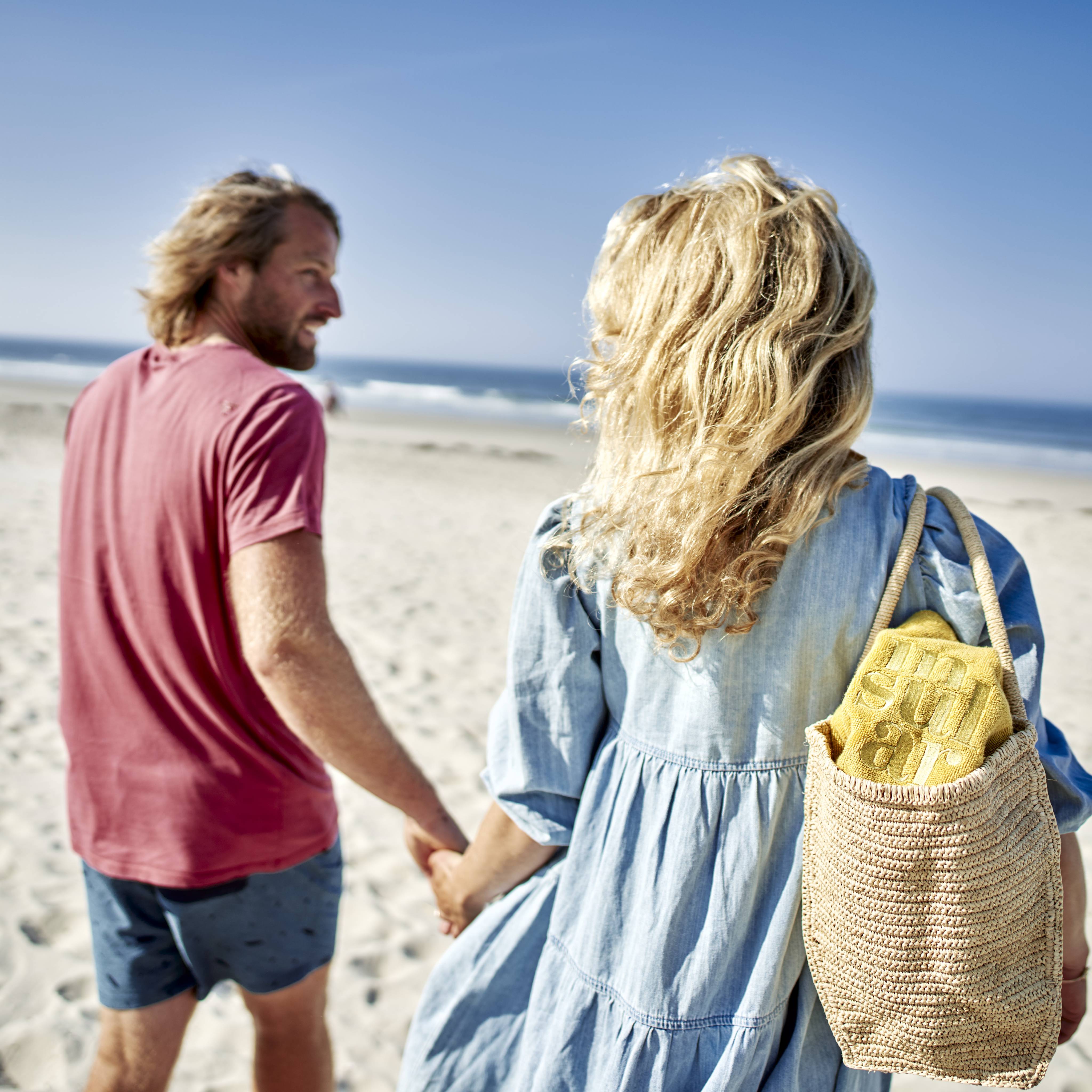 Paar am Strand von Norderney